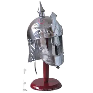 Customized Armor Helmet Halloween Costume Collectible Antique Helmet Decorative Medieval Armor Helmet