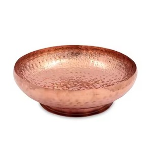 Moderna Tazón de Cobre para Servir, Solución Elegante de Vajilla para Presentación de Comida Gourmet, Ensaladas, Frutas, Aperitivos, Postres, Catering, Hotel - Product Image 5