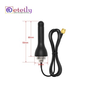 ET-WCSRB-1L3-SMS eteily 3G 4dBi เสาอากาศติดตั้งสกรูเป็ดกับสาย RG174 (L-3Mtr) + สำหรับเชื่อมตัวผู้ขั้วต่อ80มม - Product Image 2