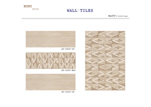 Glazed Vitrified Ceramic Wall Tiles with Matte Finish Firebrick Modern Design Interior Wall Use 250x750mm Size Monotone Series - Product Image 5