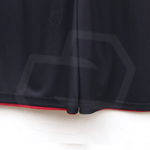 <b>Men's</b> Black <b>Red</b> Cotton Bermuda <b>Shorts</b> With Drawstring Waist And Pockets Casual Style Mid Rise Solid Color Premium Quality - Product Image 6
