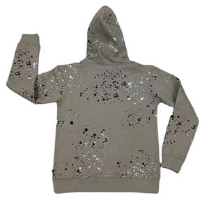 Sudadera con Capucha Extra Grande para Hombre, Diseño de Graffiti, Impresión Digital Informal, Color Negro, 100% Poliéster, Bolsillo Tipo Canguro, Cordón Ajustable, para Invierno - Product Image 4