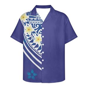 Camisa de Playa Extra Grande para Hombre, Estilo Hawaiano, Holgada, Informal, con Botones, Manga Corta - Product Image 3