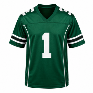 Maillot de football américain personnalisé, respirant, uniforme d'équipe, numéro personnalisé, OEM, ODM, marque privée, vente en gros, maillot de sport - Product Image 2