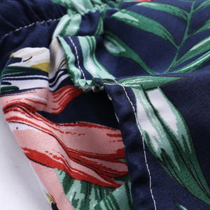 <b>Men's</b> Geometric Print Satin Polyester/Cotton Quick Dry Swim <b>Trunks</b> with Drawstring Mid Waist and Pockets - Product Image 5