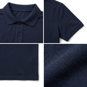 เสื้อโปโลผู้ชายพรีเมียม ผ้าฝ้าย 220 GSM ระบายอากาศได้ดี ทรงปกติ กระดุม 3 เม็ด แขนสั้น สวมใส่สบาย เหมาะสำหรับธุรกิจและลำลอง - Product Image 6