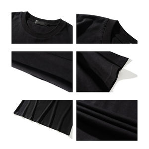 สินค้าใหม่สามารถสั่งทำได้ เสื้อยืดคอตตอนโอเวอร์ไซส์ 250 กรัม สำหรับผู้ชายและผู้หญิง สามารถเพิ่มขนาดได้ เสื้อยืดสีพื้น เสื้อยืดผู้ชาย - Product Image 6