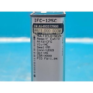 Celerity IFC-125C IFC-125C AR 1.000 SCCM ใช้แล้วตามสภาพเดิม อะไหล่อุปกรณ์เซมิคอนดักเตอร์รุ่นเก่า - Product Image 3