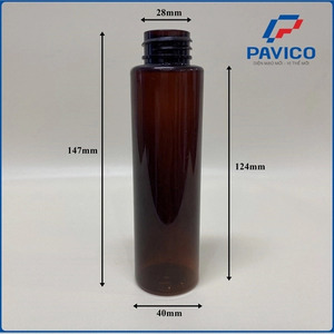 Emballages en plastique PET AE150 Vietnam Pavico, bouteilles en plastique OEM/ODM, impression par transfert thermique sur bouteilles en plastique - Product Image 1