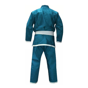 Navy Jiu Jitsu Kimono BJJ Uniform Stylish Plain White Belt Stretch Feature Open Mats Training Casual Sparring <b>100</b>% Cotton 380g - Product Image 3