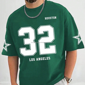 Ropa Urbana Retro de Punto con Letras de Carreras Vintage, Hombros Caídos, Diseño Personalizado con Logotipo OEM ODM para Hombre, Corte Regular, Orgánico - Product Image 6