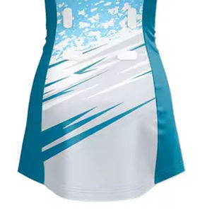 Tenue de sport d'été ajustée sans manches pour femme, à col rond, imprimée par sublimation, anti-humidité, uniformes de netball personnalisés, sexy - Product Image 6
