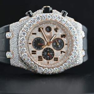 Reloj de Acero Inoxidable de Primera Calidad con Bisel de Diamantes VVS para Uso Diario de Lujo Disponible a Buen Precio - Product Image 4