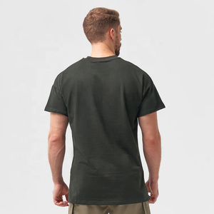 Custom Polyester Spandex Lightweight Slim Fit <b>Raglan</b> Sleeve Quick Muscle Dry Fit Training <b>Top</b> Gym t Shirt for Men - Product Image 3