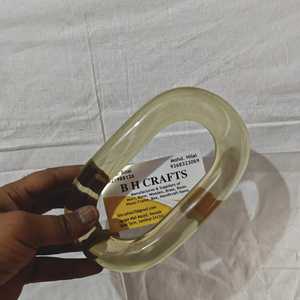 Escultura de Cadena de Resina Multicolor ROSHAN HANDICRAFTS, Impresionante Decoración Contemporánea para el Hogar con Tres Piezas Extra Grandes - Product Image 5