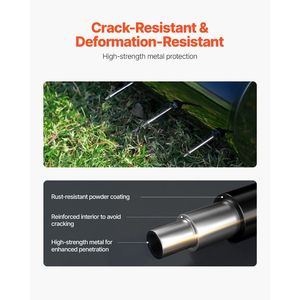 Aeratore Manuale per Prato da 21 Pollici con Manico Staccabile e 33 Punte in Ferro - Product Image 4