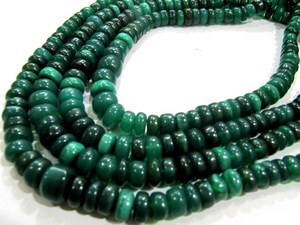 Perles en onyx vert naturel, calcédoine, rondes, lisses, 7 à 12 mm, 8 pouces - Product Image 4