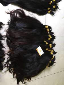 Extensiones de Cabello Humano Natural Rubio Liso Vietnamita Remy Virgen Decolorado 100g a Granel, Herramienta de Peinado Orgánica - Product Image 6