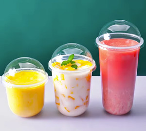 95mm 12oz U Shape PP <b>Plastic</b> <b>Cups</b> for Bubble Tea Fruit Juice with Sealable Design Custom Logo Takeaway Beverage <b>Cups</b> - Product Image 1