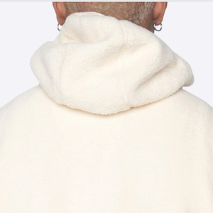 Face Cover Hoodie Unisex Plain Casual Streetwear - Product Image 3