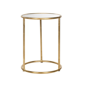 Juego de Mesas de Centro Apilables de Acero Inoxidable, Diseño Moderno, Duradero y Ecológico, para Sala de Estar, Dormitorio o Estudio - Product Image 1