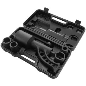 Heavy Duty 1 pollice di azionamento dado chiave Set moltiplicatore di coppia 1:64 6.800n. m di rimozione con 4 prese (21-41mm) e custodia - Product Image 1