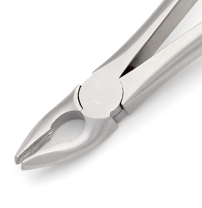 Forceps d'extraction atraumatique 35N 3 mm pour bicuspides de la mâchoire supérieure, à prise parallèle, finition mate, en acier inoxydable chirurgical dentaire - Product Image 2