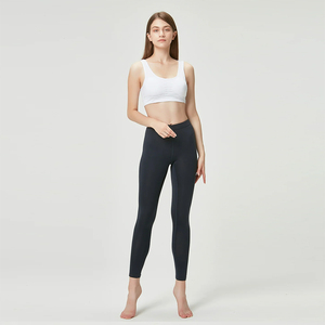 Legging thermique pour femme, longueur genou, couleur unie, extensible, style basique, toutes saisons, tissu en spandex et nylon, pour un usage quotidien - Product Image 3
