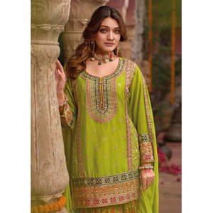 Traje de Fiesta Salwar Kameez de Poliéster de Diseño con Hermosa Dupatta - Product Image 5