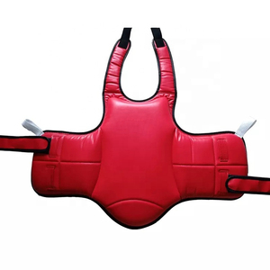 Protector de Pecho de Taekwondo de Cuero PU de Alta Durabilidad, Transpirable y Ecológico para Deportes de Combate MMA - Product Image 1