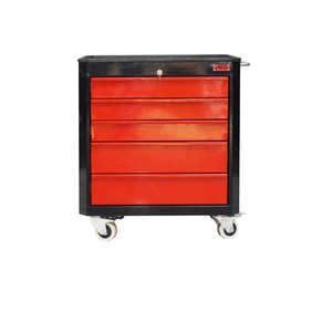 Chariot à outils de qualité export avec 5 tiroirs télescopiques, armoire de rangement mobile pour atelier, pour outils à main et matériel. - Product Image 1