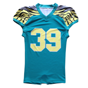 <b>Hot</b> Sale Custom Design Quality Wholesale Youth Practice Sublimation American Football Jerseys with Oem Servic3 stylish - Product Image 1