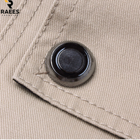 Blouson d'hiver rembourré sur mesure de qualité supérieure pour homme, en toile vintage avec logo brodé, couleur personnalisée, confortable