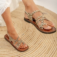 Vente en Gros Nouveauté 2025 Article de Mode Sexy Sandales à Bout Ouvert en Cuir Véritable à Plateforme pour Femmes, Sandales Confortables pour Dames
