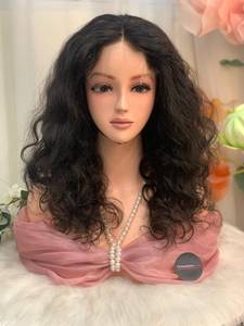 Vente en gros de cheveux humains Remy longs sans colle, densité 180%, dentelle transparente pré-épilée, cuticules alignées, pour femmes noires - Product Image 2