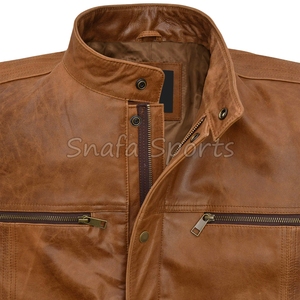 Veste en cuir sur mesure pour femme, de haute qualité, respirante et coupe-vent, en vente - Product Image 3