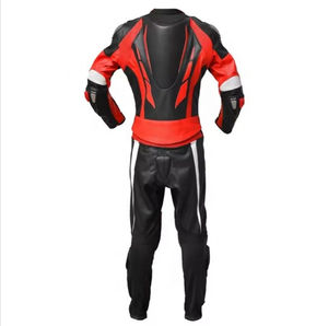 Traje de Motocicleta de Cuero para Seguridad Vial, Impermeable, Resistente al Viento, de Alta Calidad, Diseño OEM Personalizado para Hombres, Carreras de Autos - Product Image 5