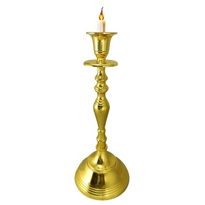Assured Quality <b>Brass</b> <b>Candlestick</b> Holder Heat Resistant Home Decoration Metal Candle Stand - Product Image 1