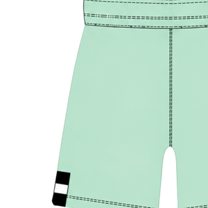 Mint Green <b>Black</b> <b>Rugby</b> <b>Shorts</b> Elastic Waist Drawstring Striped Team Uniform Custom Breathable Training Performance Athletic - Product Image 5