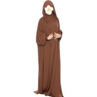 Robe Modeste en Tissu Nida Personnalisée en Gros, Nouveau Modèle Abaya Pakistan pour Femmes, Robe Abaya Musulmane en Gros Dubaï