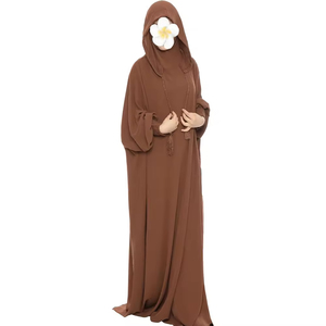 Vestido Modesto de Tela Nida con Diseño Personalizado al por Mayor, Nuevo Modelo de Abaya Pakistaní para Mujer, Vestido Abaya Musulmán al por Mayor de Dubái - Product Image 2