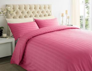 Brown Stripe Cotton Flat <b>Sheet</b> 400TC Breathable Home Bedding Adults All Season - Product Image 4