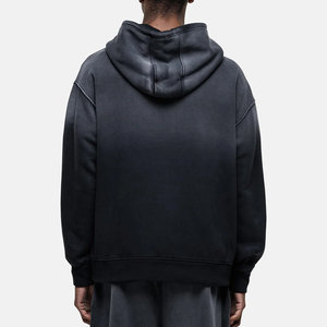 Nueva Sudadera con Capucha Oversize de Estilo Desgastado y Lavado Ácido, Personalizada, de Gran Gramaje, con Hombros Caídos, Estilo Urbano - Product Image 2