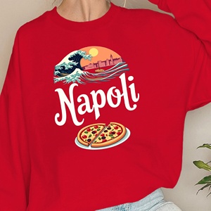 Sudaderas de mujer diseño Napoli Wave y pizza - Product Image 1