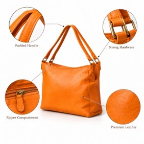 Fashion <b>Womens</b> Leather Tote <b>Bag</b> Large Shoulder Purse Stylish Everyday Handbag <b>Work</b> Travel Shopping Carryall Gift for Her stylish - Product Image 5