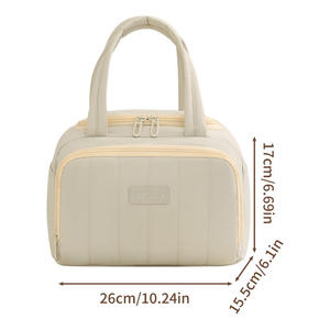Professional Large Capacity Sky Blue <b>Insulated</b> Picnic Bag Waterproof Thermal <b>Lunch</b> <b>Box</b> for Outdoor Travel and Camping - Product Image 1