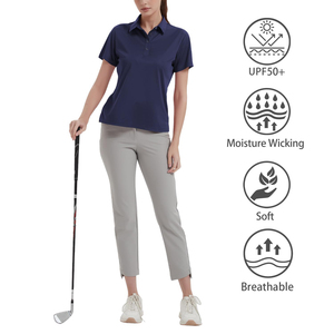 New Fashionable And Trendy Short Sleeved Quick Dry Comfortable Polo Shirts for <b>Women</b> Most Popular Products <b>Women's</b> Polo Shirts - Product Image 3