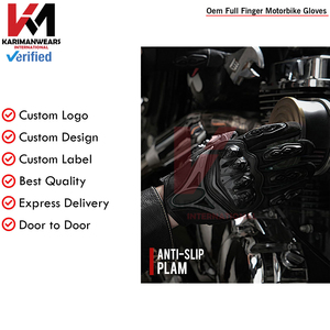 Guantes de Motociclismo de Marca Privada, Personalización de Marca, Agarre Duradero, Protección, Fabricación por Contrato para Compradores de Exportación - Product Image 4
