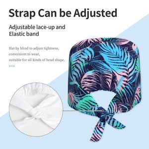 Unisex Hospital Scrub Cap for Doctors Laboratory Workers Dentists-Polyester/Cotton Spandex Quick Dry Breathable Comfortable - Product Image 5
