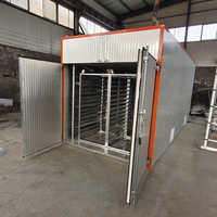 Commerciële 3kW PLC Voedseldroger Multifunctionele RVS Dehydratatieovens voor professionele productie van jerky en kruiden